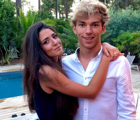 Caterina Masetti Zannini and Pierre Gasly have been dating since 2018
