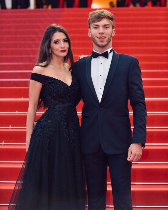 Caterina Masetti Zannini and Pierre Gasly attend an event together
