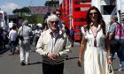 Bernie Ecclestone (GB), former Formula One Management (FOM) President and CEO and his wife Fabiana
