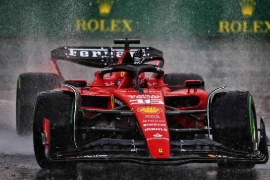 Charles Leclerc (MON) Ferrari SF-23 in the wet at the end of the second practice session.
16.06.2023. Formula 1 World Championship, Rd 9, Canadian Grand Prix, Montreal, Canada, Practice Day.
- www.xpbimages.com, EMail: requests@xpbimages.com © Copyright: Moy / XPB Images